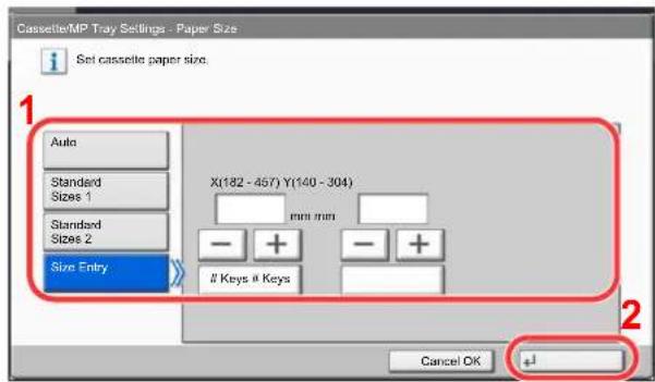Utax 3555i - Configure the settings. - 2