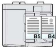 Utax 3555i - Example: B4 and B5 - 2