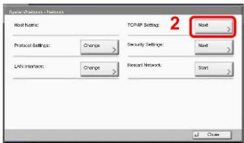 Utax 3555i - Display the screen. - 5