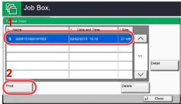 Utax 3555i - Print the document. - 1