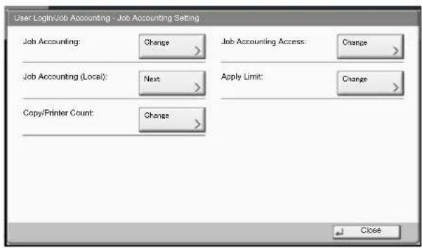 Utax 3555i - Configure the settings. - 1