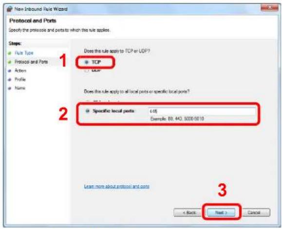 Utax 3555i - Add a port. - 6