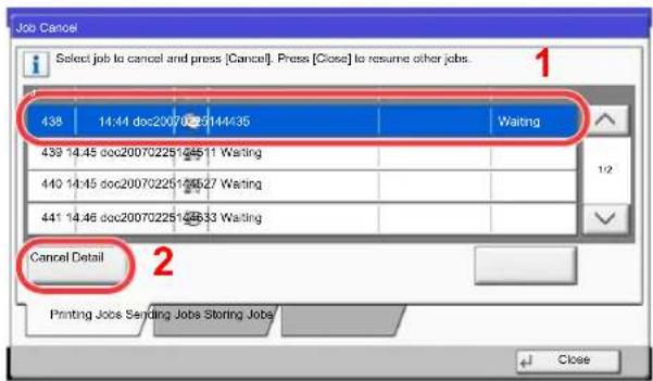 Utax 3555i - Printing jobs - 1