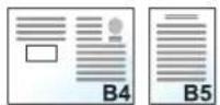 Utax 3555i - Example: B4 and B5 - 1