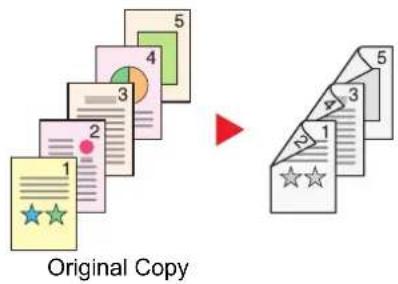 Utax 3555i - One-sided to Two-sided - 1