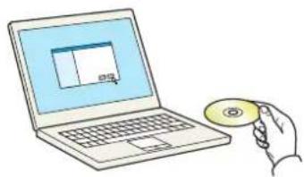 Utax 3555i - Insert the DVD. - 1