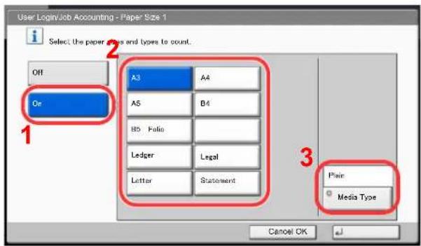 Utax 3555i - Configure the settings. - 1