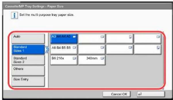 Utax 3555i - Configure the settings. - 1