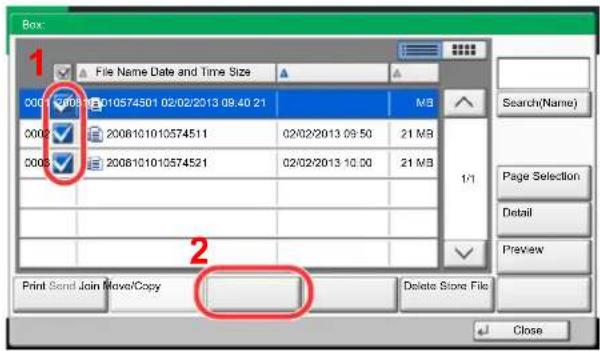 Utax 3555i - Join the document. - 1