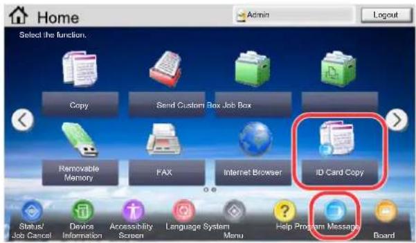Utax 3555i - Recall the program. - 1