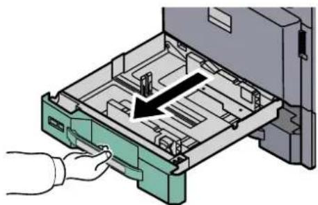 Utax 3555i - Pull the cassette out toward you until it stops. - 1