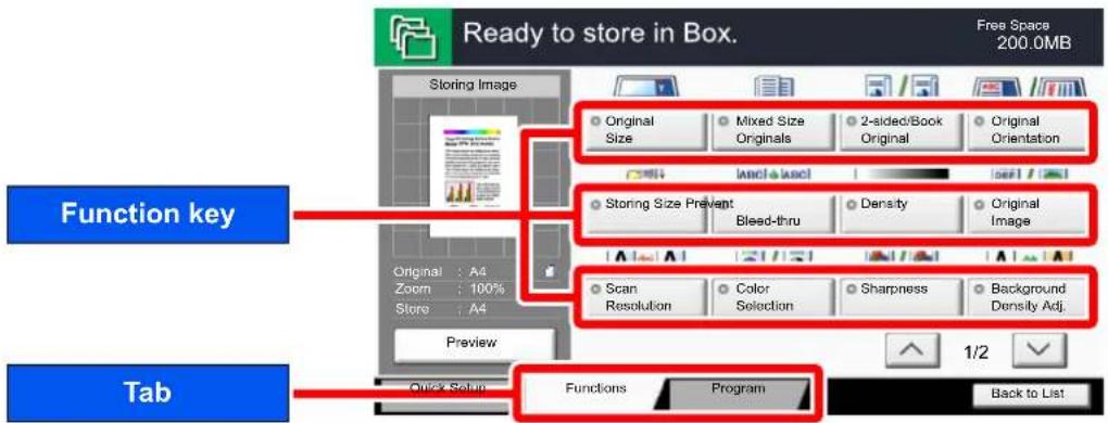 Utax 3555i - Custom Box (Store File, Printing, Send) - 1