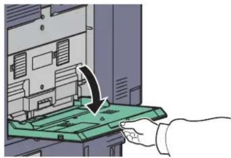 Utax 3555i - Open the multi purpose tray. - 1