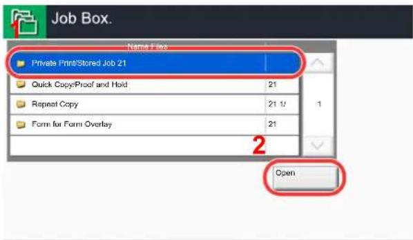 Utax 3555i - Display the screen. - 2