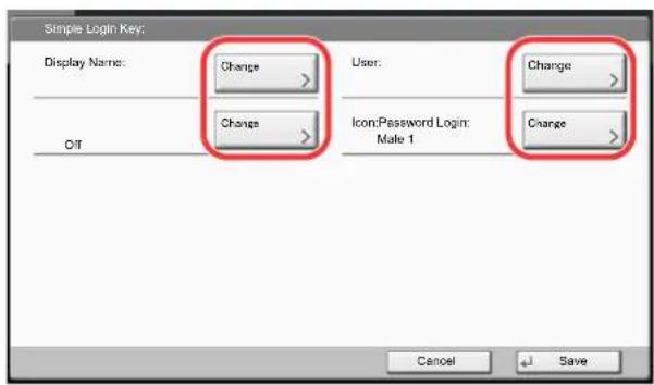 Utax 3555i - Enter the user information. - 2