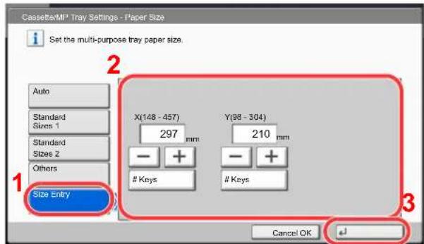 Utax 3555i - Configure the settings. - 2