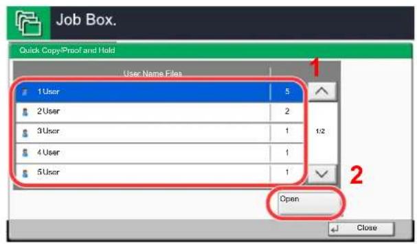 Utax 3555i - Printing the document - 1