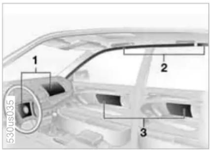 BMW X5 4.4i (2005) - Airbags - 1