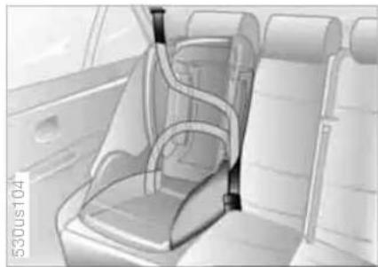 BMW X5 4.4i (2005) - Installing child-restraint systems - 1