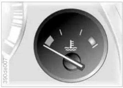 BMW X5 4.4i (2005) - Coolant temperature gage Service Interval Display - 1