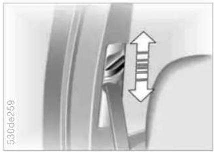 BMW X5 4.4i (2005) - Safety belt memory for front seat - 1