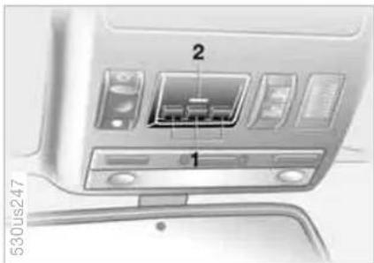 BMW X5 4.4i (2005) - Integrated universal remote control\* - 1