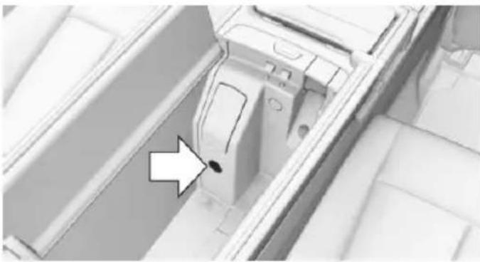 BMW 750Li xDrive (2015) - Rear center armrest - 1