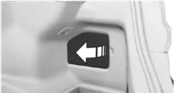BMW 750Li xDrive (2015) - Manually unlocking fuel filler flap - 1