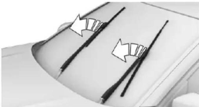 BMW 750Li xDrive (2015) - Replacing the front wiper blades - 1
