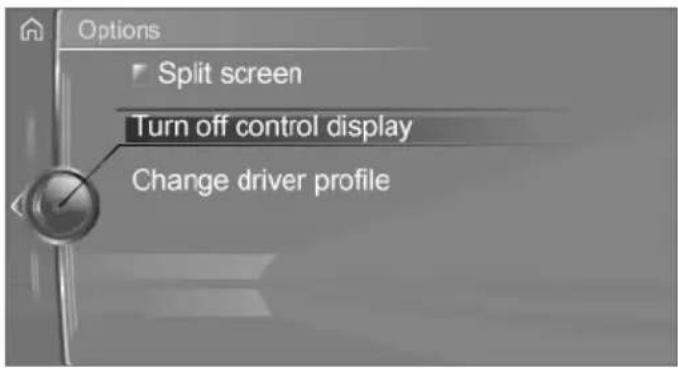 BMW 750Li xDrive (2015) - "Turn off control display" - 1