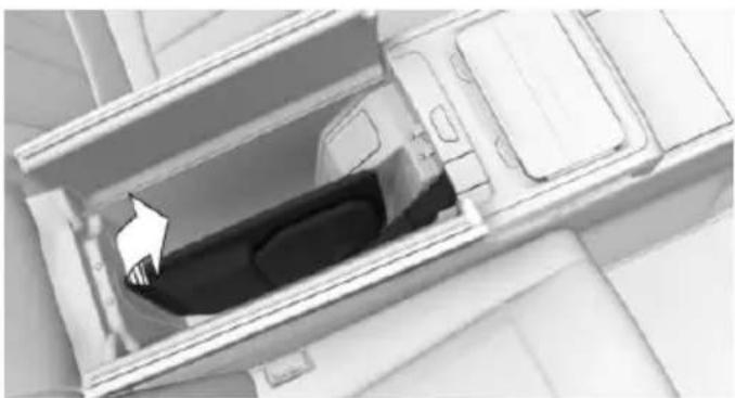 BMW 750Li xDrive (2015) - Folding the folding table open - 1