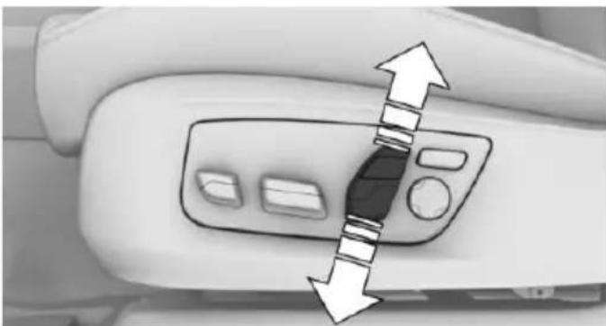 BMW 750Li xDrive (2015) - Adjusting the height - 1