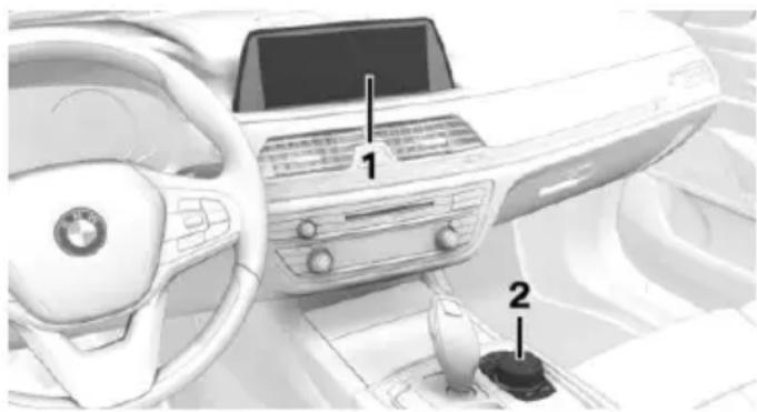 BMW 750Li xDrive (2015) - Control elements - 1