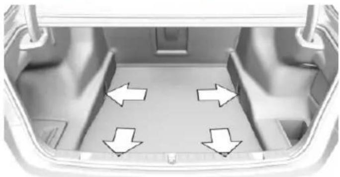 BMW 750Li xDrive (2015) - Securing cargo - 1