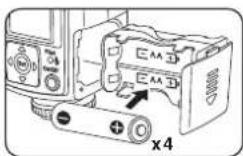 NISSIN Di866 Professional (Nikon) - Inserting batteries - 2