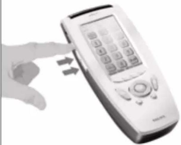 PHILIPS SBC RU 930 - Ändern des LCD-Kontrasts - 1