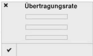 Übertragungsrate ✓