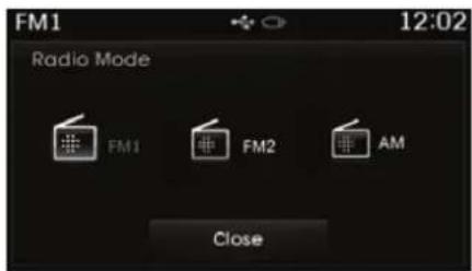 HYUNDAI Sante Fe (2015) - In den Radio-Modus wechseln - 1