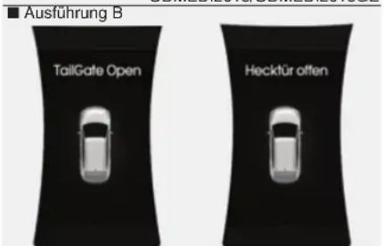 Ausführung B TallGate Open Hecktür offen