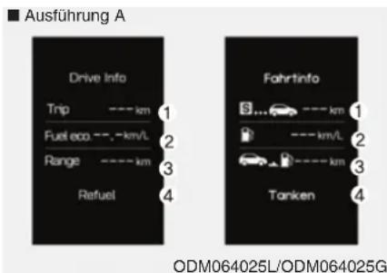 HYUNDAI Sante Fe (2015) - Momentanverbrauch (3) - 1