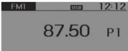 FM1 USB 12:12 87.50 P1