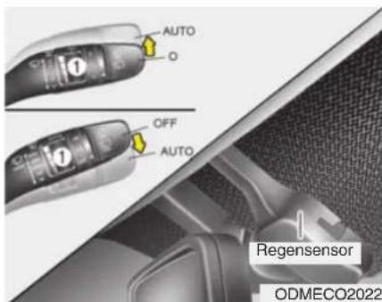 AUTO O OFF AUTO Regensensor ODMECO2022