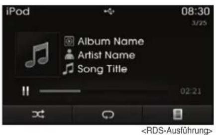 iPod 08:30 3/25 Album Name Artist Name Song Title 02:21