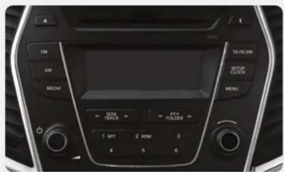 TAV/SCAN AM MEDIA SETUP CLOCK MENU 1 OPT 2 SEM 3 4 5 6