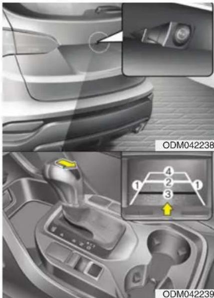 HYUNDAI Sante Fe (2015) - RÜCKFAHRKAMERA (AUSSTATTUNGSABHÄNGIG) - 1