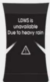 LDWS deaktiviert bei starkem Regen