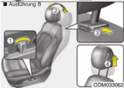 Ausführung B ① ② ③ ④ ODM033062