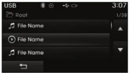USB 3:07 Root 1/38 File Name File Name File Name