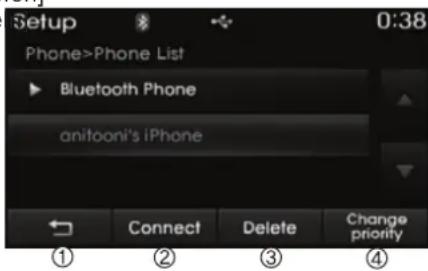 HYUNDAI Sante Fe (2015) - Bluetooth® Wireless Technology einstellen - 2