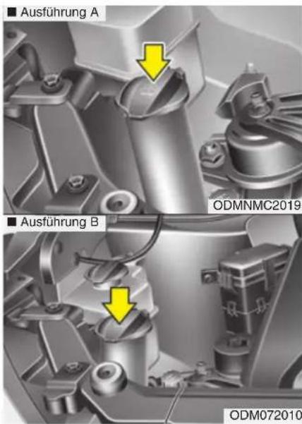 Ausführung A ODMNMC2019 Ausführung B ODM072010